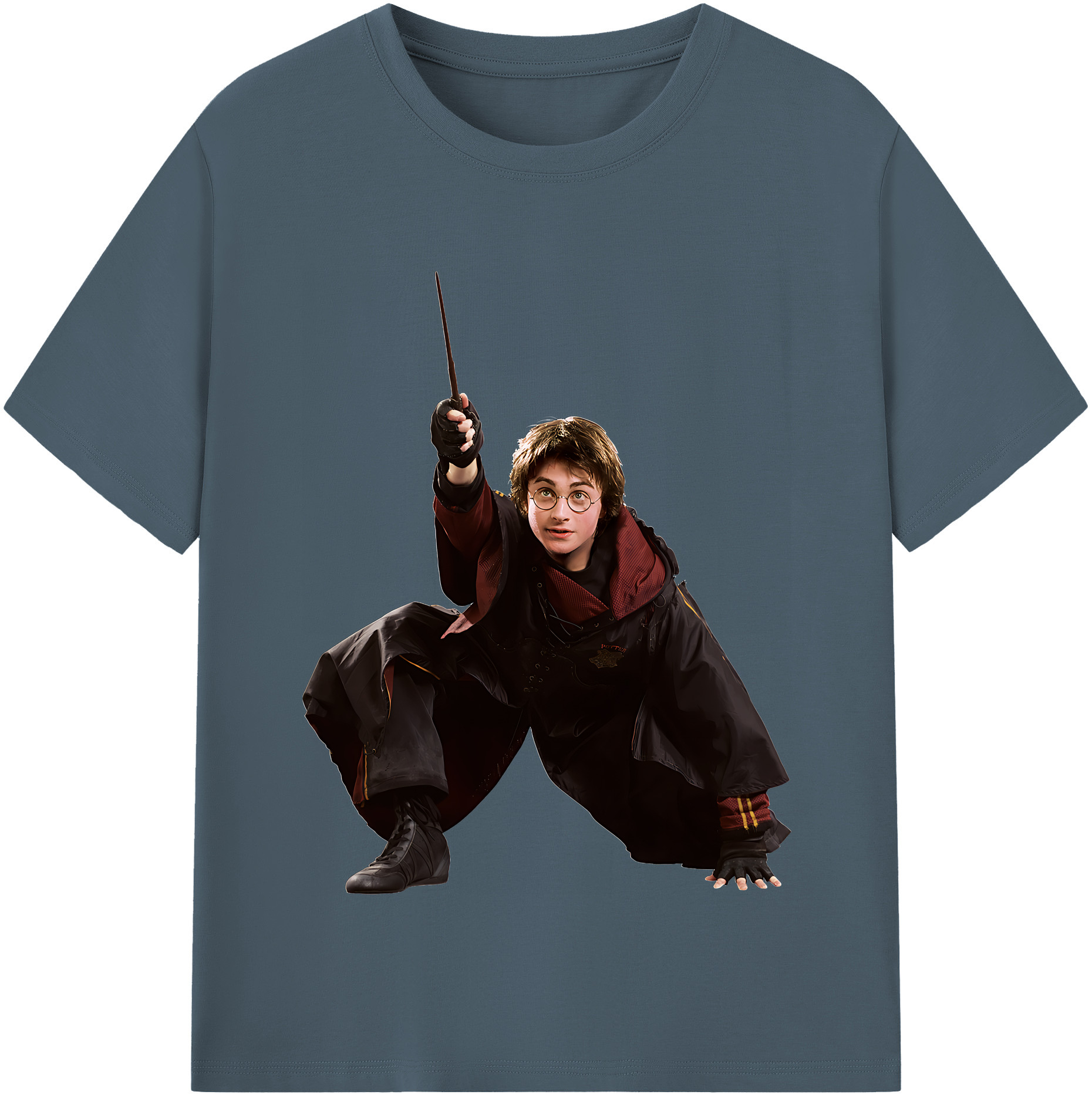 （画像用） Harry Potter ハリー・ポッターシリーズ 綿100％半袖Tシャツ（フロントプリント）